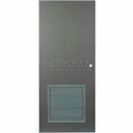 Assa Abloy Sales & Marketing Group Inc. CECO Hollow Steel Security Door 48"W X 84"H, 24"W X 24"H Louver, Cylindrical Prep, SteelCraft Hinge CHMDL4070-24X24VENTCYL-ST18GA